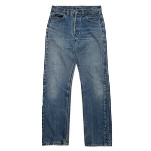 VTG 70's Levi's 501 Dark Wash Made In USA Straight Leg Blue Denim Jeans 30 x 30
